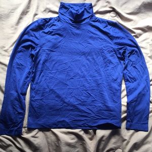 Dark blue long sleeve turtleneck
